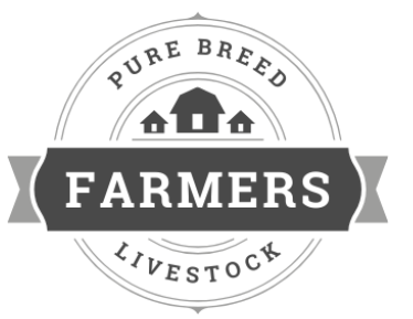 Black and Grey Retro Farmhouse Circle Logo